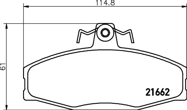 DON PCP1355 - Bremžu uzliku kompl., Disku bremzes www.autospares.lv