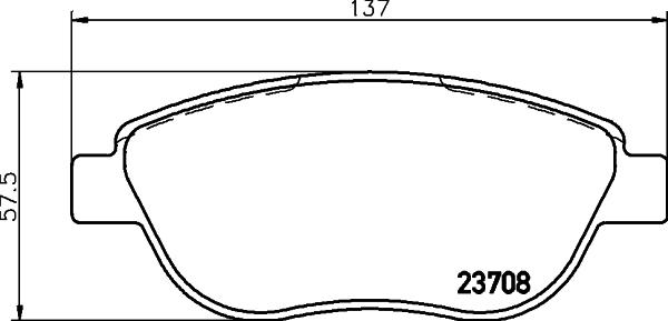 DON PCP1350 - Bremžu uzliku kompl., Disku bremzes autospares.lv