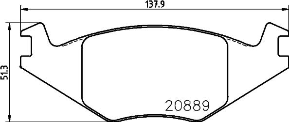 DON PCP1310 - Тормозные колодки, дисковые, комплект www.autospares.lv