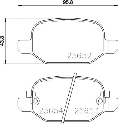 DON PCP1335 - Bremžu uzliku kompl., Disku bremzes www.autospares.lv