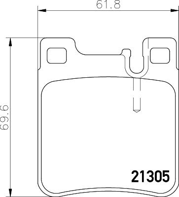 DON PCP1320 - Bremžu uzliku kompl., Disku bremzes www.autospares.lv