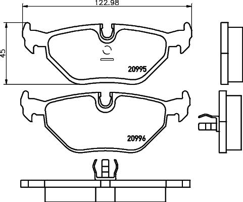 DON PCP1374 - Bremžu uzliku kompl., Disku bremzes autospares.lv