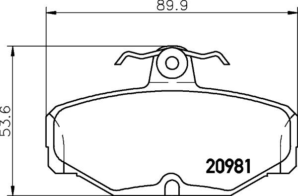 DON PCP1370 - Bremžu uzliku kompl., Disku bremzes www.autospares.lv