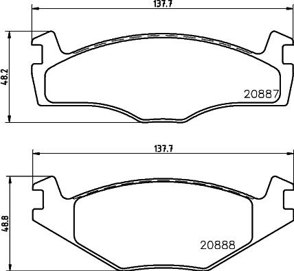 DON PCP1252 - Brake Pad Set, disc brake www.autospares.lv