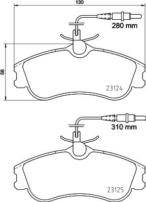 DON PCP1269 - Bremžu uzliku kompl., Disku bremzes autospares.lv