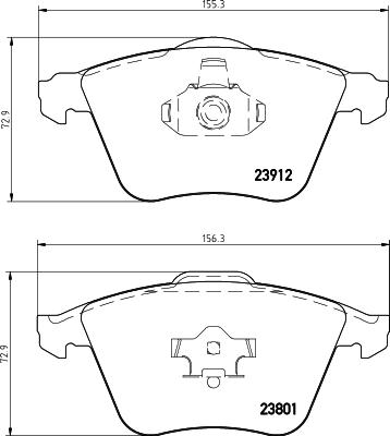 DON PCP1208 - Bremžu uzliku kompl., Disku bremzes www.autospares.lv