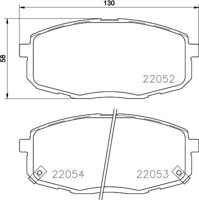 DON PCP1207 - Тормозные колодки, дисковые, комплект www.autospares.lv