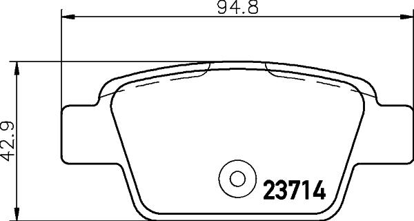 DON PCP1213 - Bremžu uzliku kompl., Disku bremzes www.autospares.lv