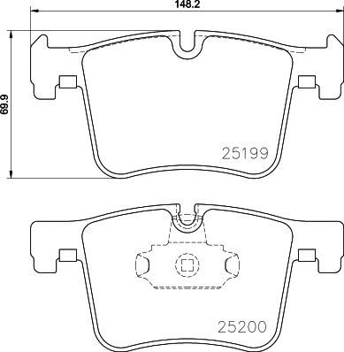 DON PCP1237 - Bremžu uzliku kompl., Disku bremzes www.autospares.lv