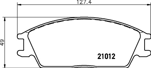 DON PCP1220 - Bremžu uzliku kompl., Disku bremzes www.autospares.lv