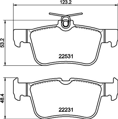 DON PCP2049 - Bremžu uzliku kompl., Disku bremzes www.autospares.lv