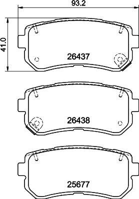 DON PCP2048 - Bremžu uzliku kompl., Disku bremzes www.autospares.lv