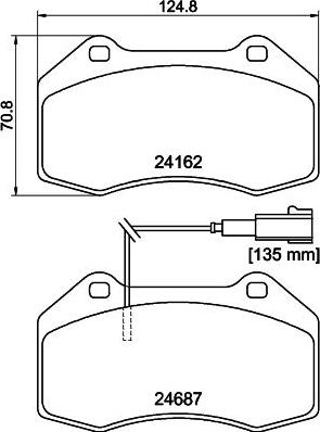 DON PCP2089 - Bremžu uzliku kompl., Disku bremzes www.autospares.lv