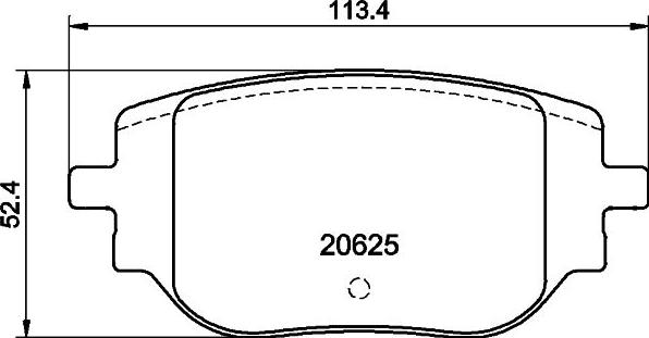 DON PCP2083 - Bremžu uzliku kompl., Disku bremzes www.autospares.lv