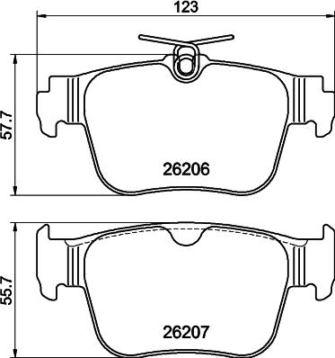 DON PCP2035 - Bremžu uzliku kompl., Disku bremzes www.autospares.lv