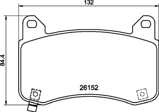 DON PCP2030 - Bremžu uzliku kompl., Disku bremzes www.autospares.lv