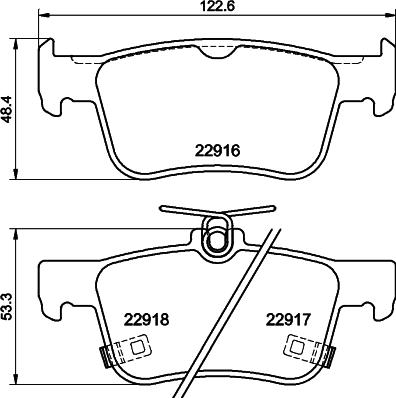 DON PCP2020 - Bremžu uzliku kompl., Disku bremzes www.autospares.lv