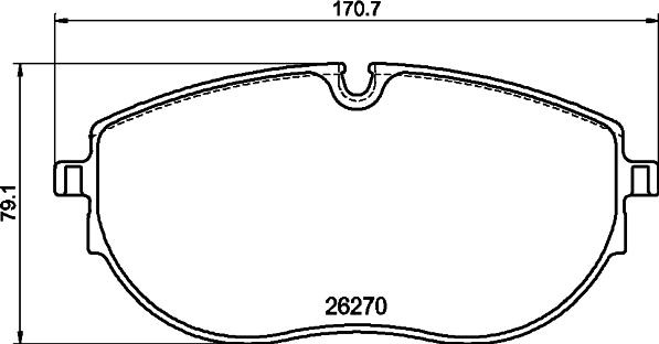 DON PCP2027 - Bremžu uzliku kompl., Disku bremzes www.autospares.lv