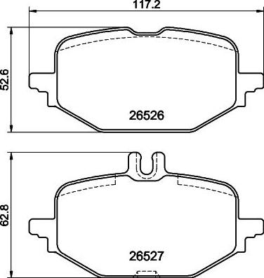 DON PCP2070 - Bremžu uzliku kompl., Disku bremzes www.autospares.lv