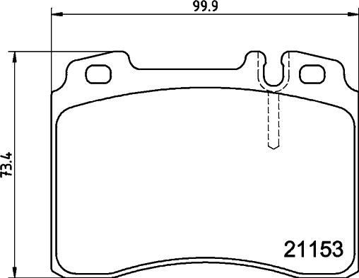 DON PCP2196 - Bremžu uzliku kompl., Disku bremzes www.autospares.lv