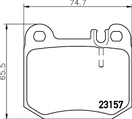 DON PCP2192 - Тормозные колодки, дисковые, комплект www.autospares.lv