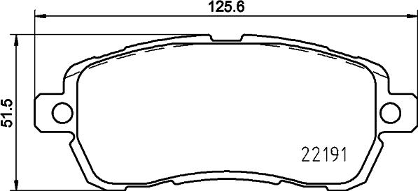 DON PCP2146 - Bremžu uzliku kompl., Disku bremzes www.autospares.lv