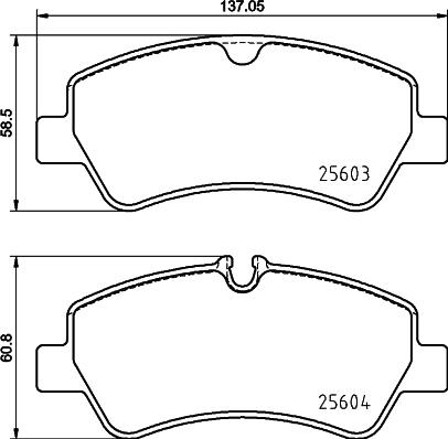 DON PCP2151 - Bremžu uzliku kompl., Disku bremzes autospares.lv