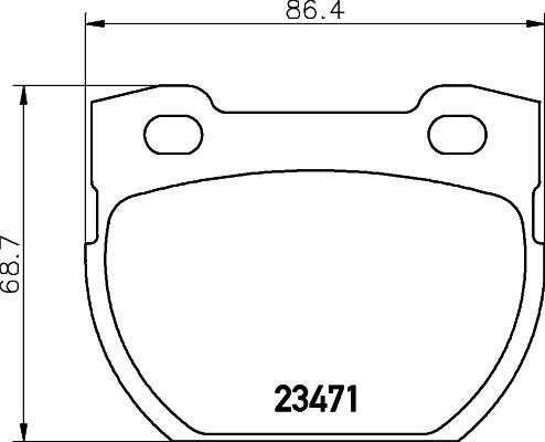 DON PCP2167 - Bremžu uzliku kompl., Disku bremzes www.autospares.lv