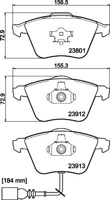 DON PCP2108 - Bremžu uzliku kompl., Disku bremzes www.autospares.lv