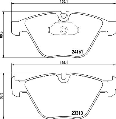 DON PCP2116 - Bremžu uzliku kompl., Disku bremzes autospares.lv