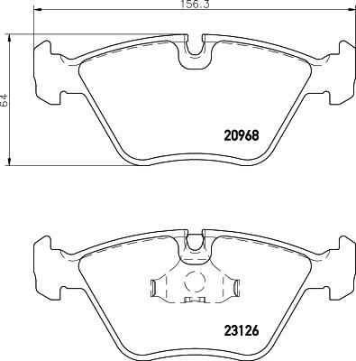 DON PCP2139 - Brake Pad Set, disc brake www.autospares.lv