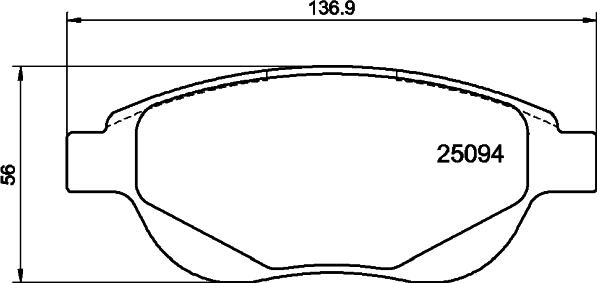 DON PCP2137 - Bremžu uzliku kompl., Disku bremzes www.autospares.lv