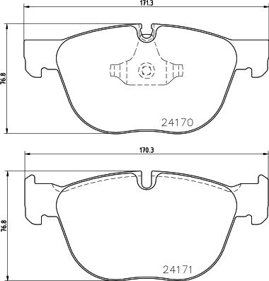 DON PCP2120 - Bremžu uzliku kompl., Disku bremzes www.autospares.lv