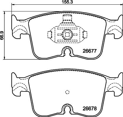 DON PCP2242 - Bremžu uzliku kompl., Disku bremzes www.autospares.lv