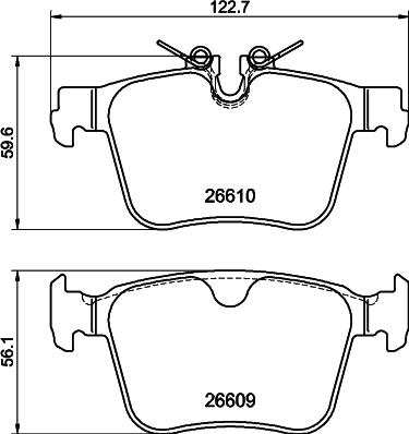 DON PCP2267 - Bremžu uzliku kompl., Disku bremzes www.autospares.lv