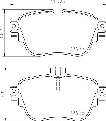 DON PCP2209 - Bremžu uzliku kompl., Disku bremzes www.autospares.lv