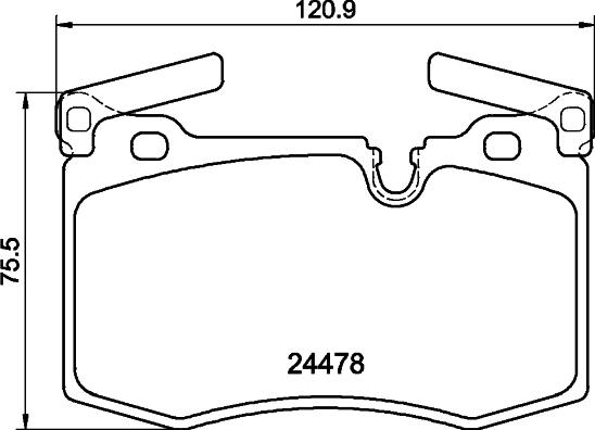 DON PCP2216 - Bremžu uzliku kompl., Disku bremzes www.autospares.lv