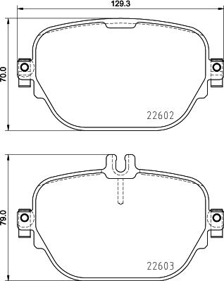 DON PCP2210 - Bremžu uzliku kompl., Disku bremzes www.autospares.lv