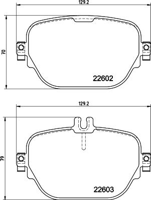 DON PCP2212 - Bremžu uzliku kompl., Disku bremzes www.autospares.lv