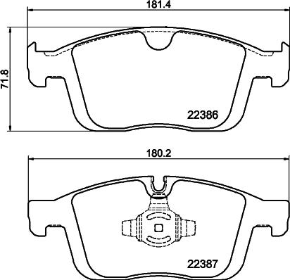 DON PCP2231 - Bremžu uzliku kompl., Disku bremzes www.autospares.lv