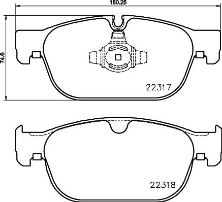 DON PCP2225 - Bremžu uzliku kompl., Disku bremzes www.autospares.lv