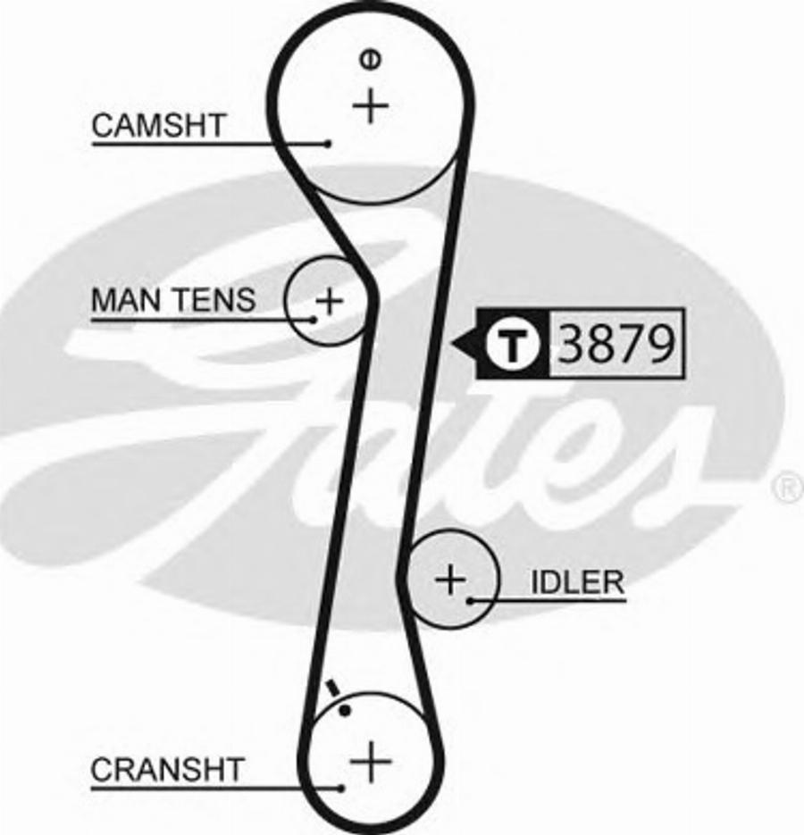 Dongil 113RU25.4 - Зубчатый ремень ГРМ www.autospares.lv