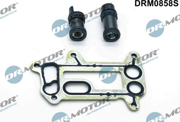 Dr.Motor Automotive DRM0858S - Blīvju komplekts, Eļļas radiators www.autospares.lv