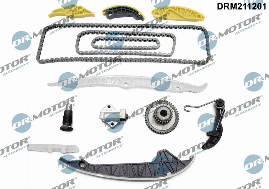 Dr.Motor Automotive DRM211201 - Комплект цепи привода распредвала www.autospares.lv