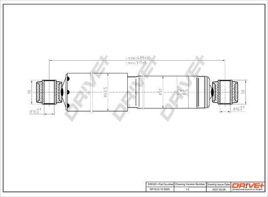 Dr!ve+ DP1610.10.0095 - Амортизатор www.autospares.lv