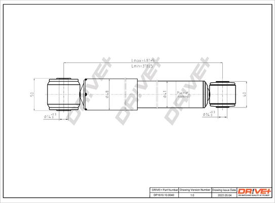 Dr!ve+ DP1610.10.0040 - Amortizators autospares.lv