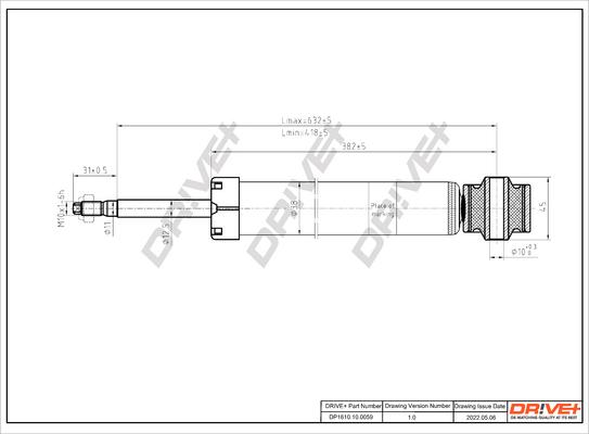 Dr!ve+ DP1610.10.0059 - Amortizators autospares.lv