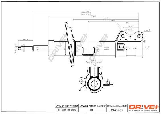 Dr!ve+ DP1610.10.0052 - Amortizators autospares.lv