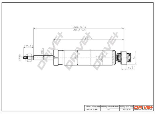 Dr!ve+ DP1610.10.0067 - Amortizators www.autospares.lv