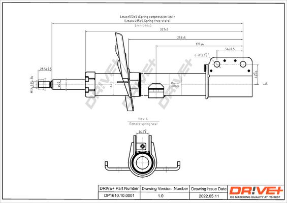 Dr!ve+ DP1610.10.0115 - Amortizators autospares.lv